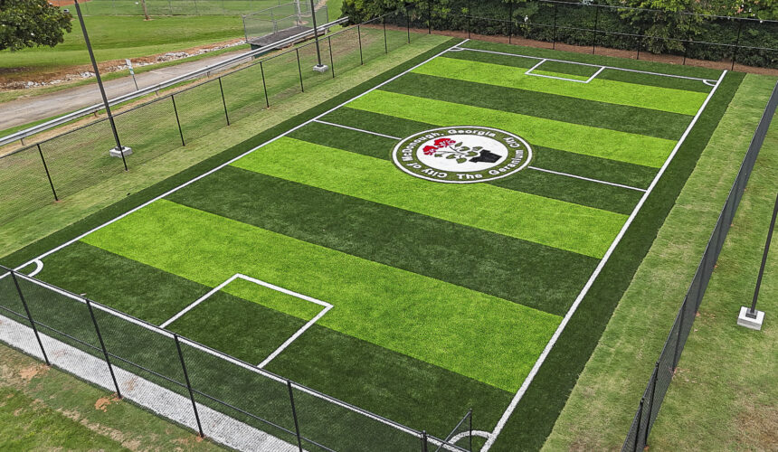 McDonough’s Mini Soccer Pitch