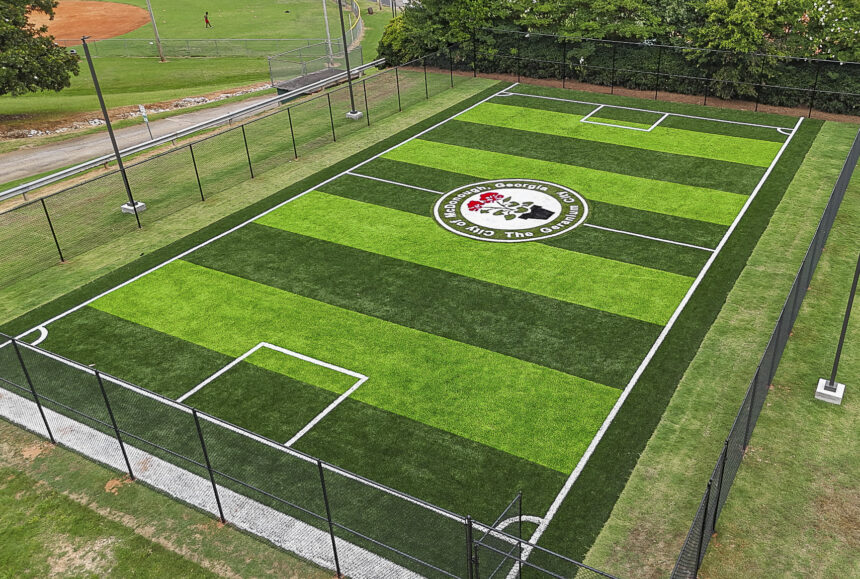 McDonough’s Mini Soccer Pitch